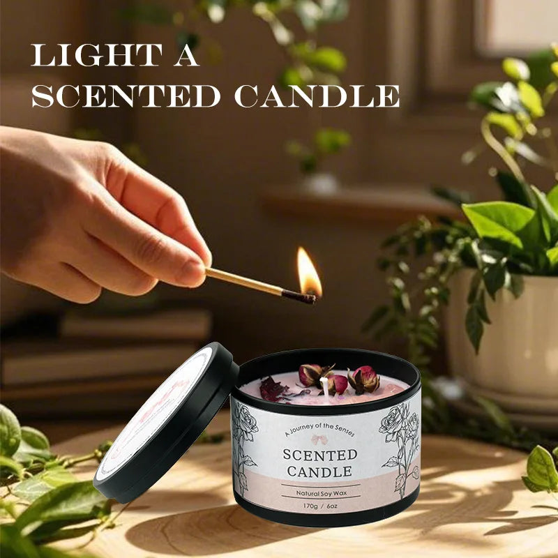 Natural Crystal Aromatherapy Candles 2.0