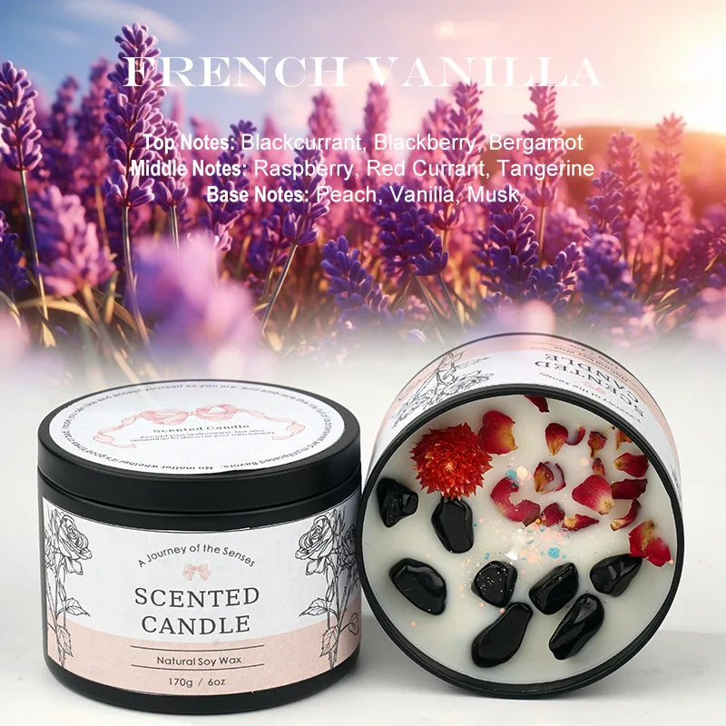 Natural Crystal Aromatherapy Candles 2.0