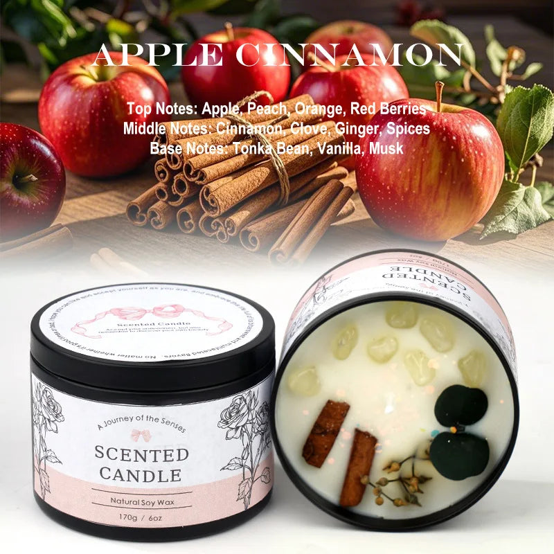 Natural Crystal Aromatherapy Candles 2.0