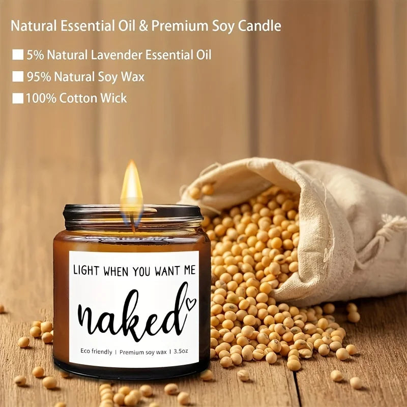 Lavender Scented Jar Candle