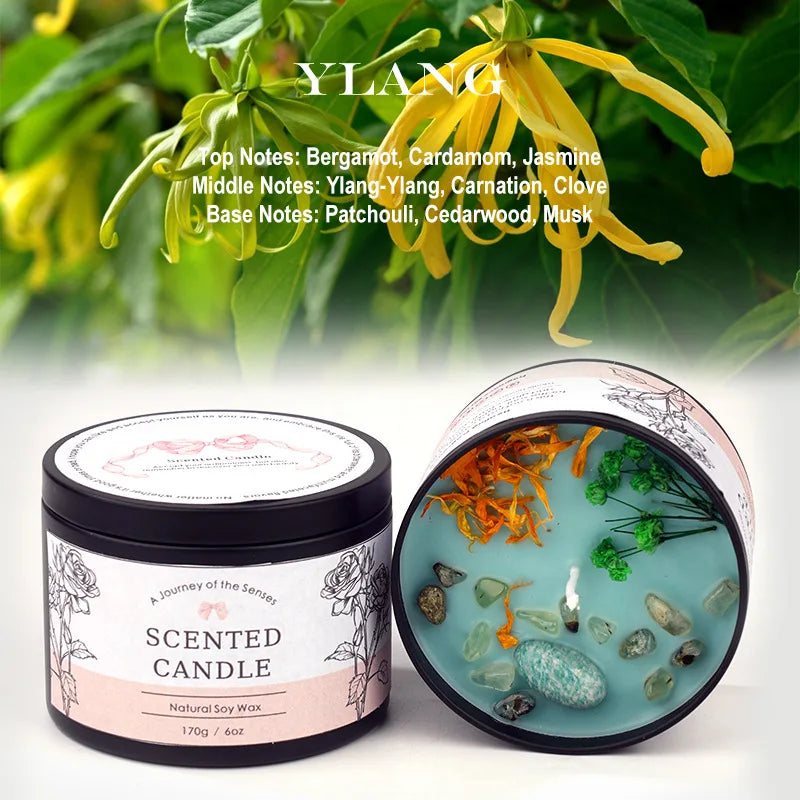 Natural Crystal Aromatherapy Candles 2.0