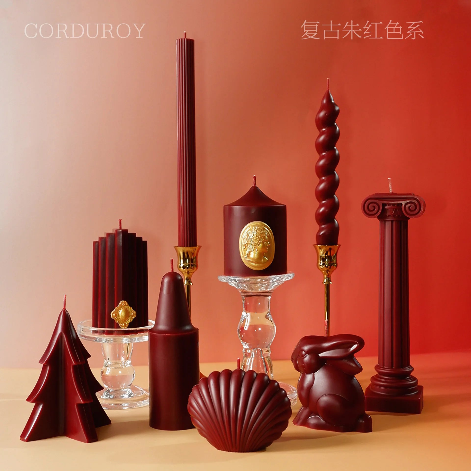 French Vermilion Handmade Aromatherapy Candles