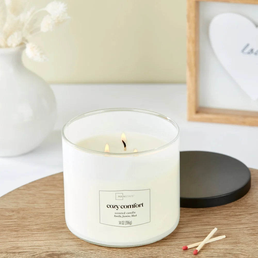 TCS × Cozy Comforts 3-Wick Luxury Candle